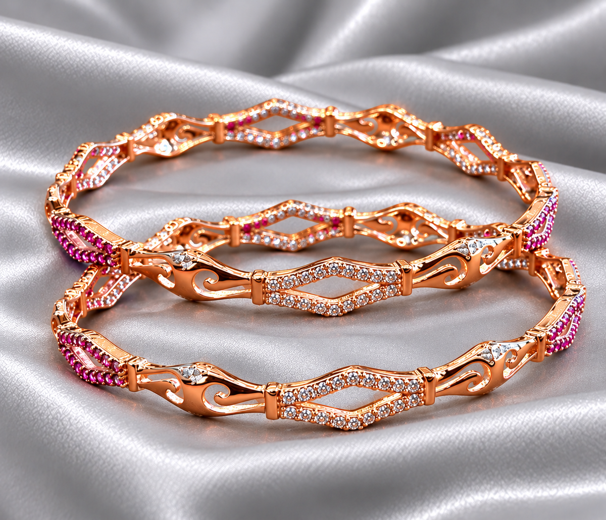 bangles silver 2.4